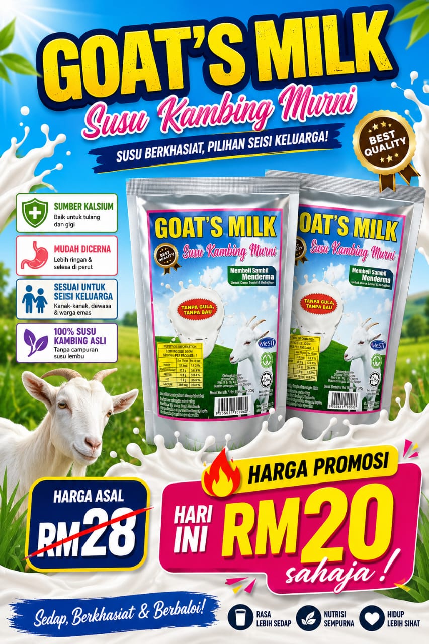 Goat's Milk Susu Kambing Murni