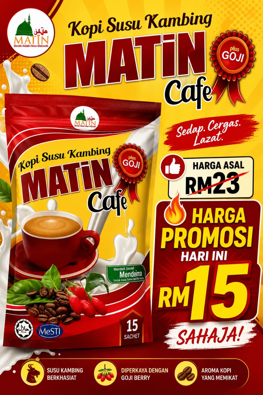 Kopi Susu Kambing Matin Cafe plus Goji